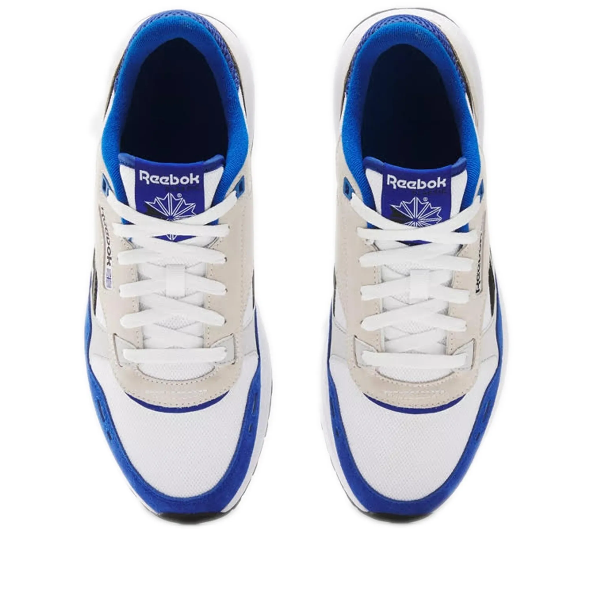 Men's Reebok Classic Leather 2400 Shoes - White/Boundless Blue/Black